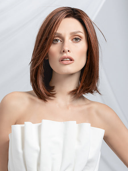 CATCH MONO in CINNAMON BROWN ROOTED 33.30.130 | Dark and Light Auburn with Deep Copper Brown Blend and Shaded Roots