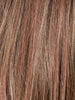 CHOCOLATE ROOTED 830.27.33 | Medium Brown, Light Auburn, Dark Strawberry Blonde, and Dark Auburn Blend with Dark Shaded Roots