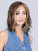 FLOW by Ellen Wille in COFFEE BROWN LIGHTED 6.9.16 | Dark Brown and Medium Warm Brown with Medium Blonde Blends with Highlights Throughout and Concentrated in the Front
