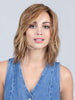 FLOW by Ellen Wille in LIGHT BERNSTEIN ROOTED 12.26.27 | Lightest Brown, Light Golden Blonde, and Dark Strawberry Blonde Blend with Shaded Roots