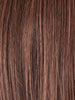 AUBURN ROOTED 33.130.4 | Dark Auburn, Deep Copper Brown, and Darkest Brown Blend with Shaded Roots