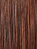 AUBURN ROOTED 33.130.4 | Dark Auburn, Deep Copper Brown, and Darkest Brown Blend with Shaded Roots
