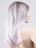 WHITE LAVENDER TIPPED | Icy platinum with Lavender Undertones Intensifying Towards the Tips with Shaded Roots
