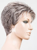 SALT/PEPPER ROOTED 39.60.44 | Darkest and Dark Brown with Grey and Pearl White Blend with Shaded Roots