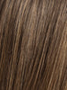 CHOCOLATE ROOTED 830.27.6 | Medium and Dark Brown with Light Auburn and Dark Strawberry Blonde Blend with Shaded Roots