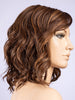 CHOCOLATE ROOTED 830.6.27 | Dark and Medium Brown Blended with Light Auburn Brown and Dark Strawberry Blonde with Shaded Roots