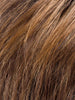 CHOCOLATE ROOTED 830.27.33 | Medium Brown, Light Auburn, Dark Strawberry Blonde, and Dark Auburn Blend with Dark Shaded Roots
