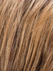 MOCCA ROOTED 9.830.20 | Medium Warm Brown and Medium Brown Blended with Light Auburn and Light Strawberry Blonde Blend with Shaded Roots