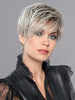 LINK by ELLEN WILLE in PASTEL MINT ROOTED | Peal Platinum and Light Neutral Blonde with subtle Mint Green Hues and a Medium Brown Base with Shaded Roots