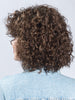 DISCO by ELLEN WILLE in CHOCOLATE ROOTED 6.830 | Dark Brown and Medium Brown with Light Auburn Blend with Shaded Roots