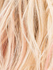 ROSE BLONDE ROOTED | Medium Dark Brown Roots that melt into a Pale Golden Blonde with a Mixture of Pink Tones Underneath with Dark Roots