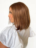 BREEZE by ELLEN WILLE IN MOCCA ROOTED 830.12.27 | Medium Brown Blended with Light Auburn, Lightest Brown, and Dark Strawberry Blonde Blend with Shaded Roots