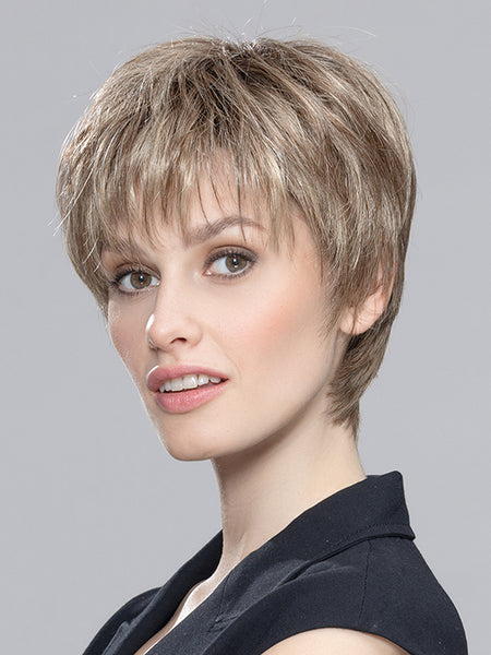 VISION MONO by ELLEN WILLE in DARK SAND ROOTED 12.14.20 | Lightest Brown and Medium Ash Blonde with Light Strawberry Blonde Blend with Shaded Roots