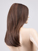 CHOCOLATE MULTI SHADED | 33.27.6 Dark Auburn and Dark Strawberry Blonde with Dark Brown Blend with Shaded Roots