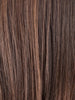 CHOCOLATE MULTI SHADED | 33.27.6 Dark Auburn and Dark Strawberry Blonde with Dark Brown Blend with Shaded Roots