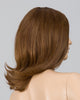MOCCA ROOTED830.12.27 | Medium Brown Blended with Light Auburn, Lightest Brown, and Dark Strawberry Blonde Blend with Shaded Roots