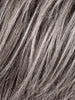 SALT/PEPPER ROOTED 60.23.58 | Darkest and Dark Brown with Grey and Pearl White Blend with Shaded Roots