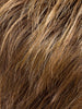 MOCCA ROOTED 830.9.20 | Medium Brown, Light Auburn and Medium Warm Brown with Light Strawberry Blonde Blend and Shaded Roots