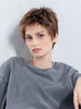 CHAT by Ellen Wille in CHOCOLATE ROOTED 830.27.33 | Medium Brown, Light Auburn, Dark Strawberry Blonde, and Dark Auburn Blend with Shaded Roots