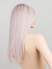 PASTEL ROSE ROOTED | Pearl Platinum and Lightest Ash Blonde with Rose Pink Blend and Shaded Roots