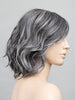 SALT/PEPPER ROOTED 51.44.29 | Black/Dark Brown, Darkest Brown, and Lightest Brown with Grey Blend and Shaded Roots