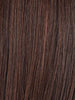 DARK CHOCOLATE ROOTED 4.33 | Darkest Brown Blended with Dark Auburn with Shaded Roots