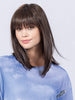 JACKY by Ellen Wille in DARK CHOCOLATE ROOTED 4.33 | Darkest Brown Blended with Dark Auburn with Shaded Roots