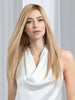 OBSESSION DELUXE in SANDY BLONDE ROOTED 16.22.20 | Medium Blonde, Light Neutral Blonde, and Light Strawberry Blonde Blend with Shaded Roots