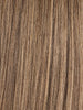 MOCCA ROOTED 830.12.27 | Medium Brown Blended with Light Auburn and Lightest Brown and Dark Strawberry Blonde Blend  
