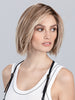 READY by Ellen Wille in SAND MULTI ROOTED 12.22.31 | Lightest Brown and Light Neutral Blonde with Light Reddish Auburn Blend and Shaded Roots