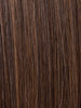 MOCCA ROOTED 830.9.27 | Medium Brown, Light Auburn and Medium Warm Brown with Dark Strawberry Blonde Blend and Shaded Roots