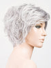 METALLIC GREY ROOTED 60.44 | Darkest and Dark Brown with Grey and Pearl White Blend with Shaded Roots