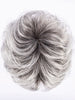 METALLIC GREY ROOTED 60.44 | Darkest and Dark Brown with Grey and Pearl White Blend with Shaded Roots