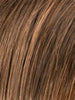 CHOCOLATE ROOTED 830.6 | Medium to Dark Brown base with Light Reddish Brown highlights and Dark Roots