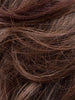 PLUM BROWN ROOTED 4.33.133 | Darkest Brown Blended with Dark Auburn and Red Violet Blend with Shaded Roots