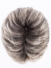 SALT/PEPPER ROOTED 39.60.44 | Darkest and Dark Brown with Grey and Pearl White Blend with Shaded Roots