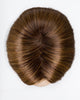 MOCCA ROOTED 830.12.27 | Medium Brown Blended with Light Auburn, Lightest Brown, and Dark Strawberry Blonde Blend with Shaded Roots