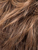 CHOCOLATE ROOTED 830.6.27 | Dark and Medium Brown Blended with Light Auburn Brown and Dark Strawberry Blonde with Shaded Roots