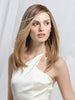 ZORA MONO in BERNSTEIN TIPPED 12.26.830 | Lightest Brown and Light Golden Blonde with Medium Brown Blended with Light Auburn Blend with Shaded Roots and Lighter Tipped Ends