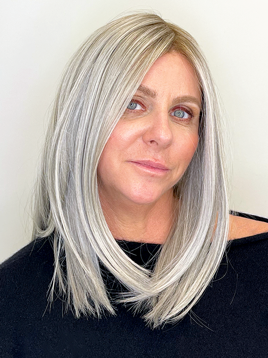 DRIVE by ELLEN WILLE in METALLIC BLONDE ROOTED 101.60.51 | Pearl Platinum, Pearl White, and Grey Blend with Shaded Roots