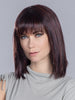 CHER (CUT AND STYLED) by ELLEN WILLE in AUBERGINE MIX 131.133.132 | Deep Wine Red and Red Violet with Granat Red Blend