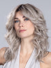 VOICE (STYLED: WAVY) by ELLEN WILLE in STONE GREY ROOTED 58.51.56 | Grey with Black/Dark Brown and Lightest Blonde Blend