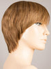 MOCCA ROOTED 830.12.27 | Medium Brown Blended with Light Auburn, Lightest Brown, and Dark Strawberry Blonde Blend with Shaded Roots