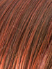 FLAME ROOTED 132.133.6 | Granat Red and Red Violet with Dark Brown Blend and Shaded Roots
