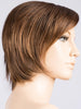 CHOCOLATE ROOTED 830.6.27 | Dark and Medium Brown Blended with Light Auburn Brown and Dark Strawberry Blonde with Shaded Roots