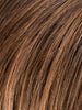 CHOCOLATE ROOTED 830.6.27 |  Dark and Medium Brown Blended with Light Auburn Brown and Dark Strawberry Blonde with Shaded Roots
