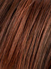 DARK AUBURN ROOTED 33.130.2 | Dark Auburn and Deep Copper Brown with Black/Dark Brown Blend and Shaded Roots