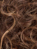 LOOP by ELLEN WILLE in CHOCOLATE ROOTED 4.33.2 | Medium Brown, Light Auburn, and Dark Brown blend with Dark Shaded Roots