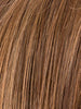 MOCCA ROOTED 830.27.12 | Medium Brown Blended with Light Auburn and Dark Strawberry Blonde with Lightest Brown Blend and Shaded Roots