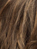 CHOCOLATE SHADED 830.6.27 | Dark and Medium Brown Blended with Light Auburn Brown and Dark Strawberry Blonde with Shaded Roots